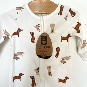 Rabbit and Bear Footies | 3-6M